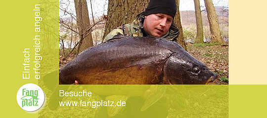 Auch im Frühjahr fängt man Karpfen!